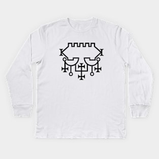 Seal of Belial or Sigil of Belial Kids Long Sleeve T-Shirt